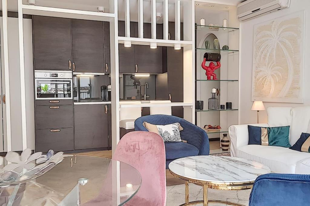 Appartement Style Architecte Proche De La Plage Cannes Zewnętrze zdjęcie